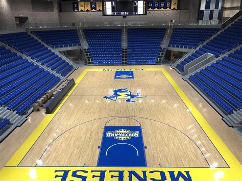 Mcneese basketball arena. Next Story McNeese will play its first men's home basketball game in the new Health and Human Performance Education Complex on Friday, Nov. 16, against Loyola University New Orleans. Game time is 6:30 p.m. 