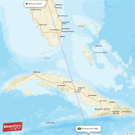 The aerial distance between Montego Bay and Orlando is 1148 Kms only and hence, we would advise you to board a direct Spirit Airlines to your destination. You can also board an indirect flight to add a pit stop on your journey. The direct Indigo Airlines takes an average of 02:36 of time to reach the destination..
