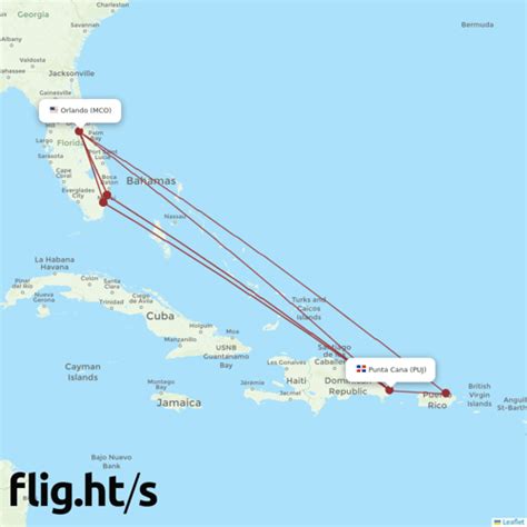 While the most popular route (Tampa - Punta Cana) can be booked for $237 on average our data indicates $226 when flying from Clearwater to Punta Cana. What does MCO to PUJ mean? This is defined as Orlando Airport (MCO) and Punta Cana Airport (PUJ). Codes like Punta Cana Airport are often used to just call airports uniquely.