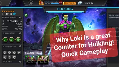 Mcoc hulkling counter. Hulkling: Hulkling is Stun Immune while he has at least 3 Pierce Buffs. Son of Mar-Vell (4*+) - Unique - With Captain Marvel Hulkling: Max Shapeshift Charges is increased to 12. Captain Marvel: If Captain Marvel would start the fight with less than 10 Energy Charges, start with 10 instead. Fighting Destiny (4*+) - Unique - With Super-Skrull 