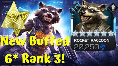 Mcoc rocket raccoon buff. Rocket Raccoon: Whenever Rocket inflicts Armor Break using his Heavy Attack, he gains an Armor Up Buff increasing Armor Rating by 400 for 10 seconds. Max 5. Max 5. Winter Soldier : Activating Special Attacks grants a Precision Buff increasing Critical Rating by 400 for 5 seconds. 