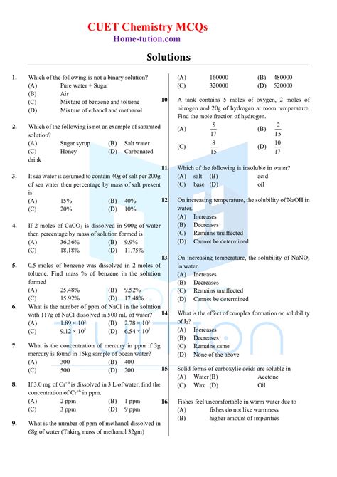 Mcq Answer Engineering Chemistry