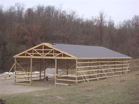 COMPLETE OPEN POLE BARN KIT - 16' X 20'. $3,895.00 $4,200.00. Shipping policy may be found here. THIS IS A COMPLETE 16-FOOT X 20-FOOT POLE BARN KIT READY TO PICK UP OR SHIP! ALL YOU NEED TO DO IS CHOOSE YOUR EAVE HEIGHT, LEAN-TO PREFERENCE, AND YOUR ROOF AND/OR TRIM COLOR AND PUT IT TOGETHER! …. 