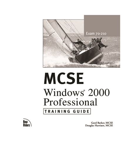 Mcse windows 2000 professional training guide. - Handbook of detergents part e applications.