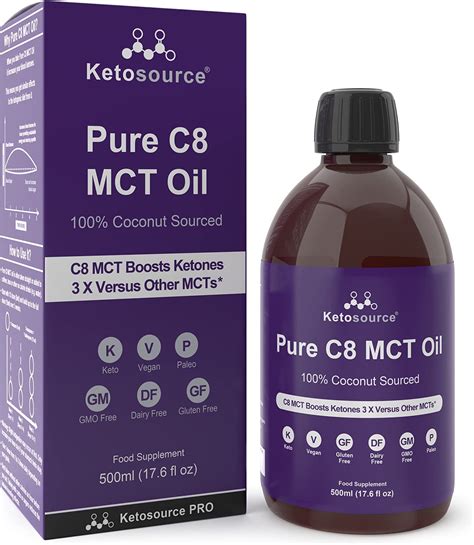 Ketofy - Keto MCT Oil | Sourced from Pure Coconut | Enriched with C8 and C10 MCT Oil | For Weight Management, Instant Energy, and Intense Focus | Keto MCT Oil for Bulletproof Coffee (500ml) Unflavored 321 100+ bought in past month Great Indian Festival ₹749 (₹1,498/l) M.R.P: ₹1,499 (50% off) Get it by Wednesday, 18 October FREE Delivery by Amazon. 