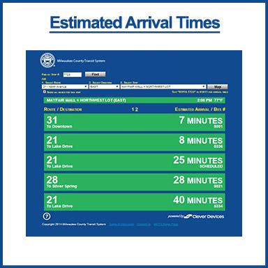 Mcts real time tracker. Welcome to MCTS Real-Time Step 1 Select Feed: Find by Stop #: 