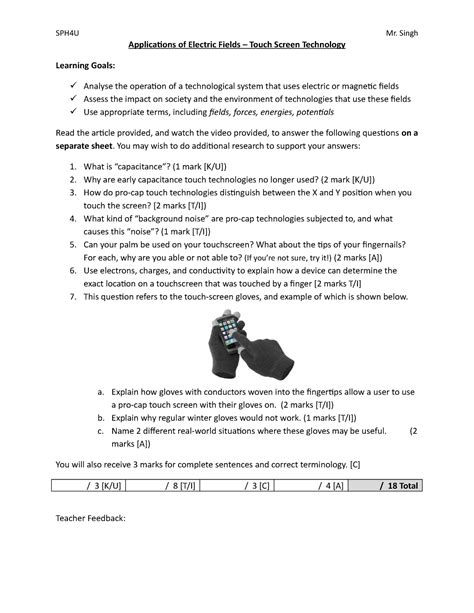 Mcv4u calculus exam review.  09-4 Investigation - Applications of Electric Fields - Touch Screen...