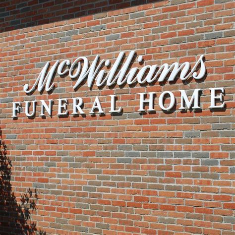 Mcwilliams Funeral Home. 125 East 1st Street • Wellston, Ohio 45692. Mcwilliams Funeral Home provides funeral and cremation services to families of Wellston, Ohio and the surrounding area. A licensed funeral director will assist you in making the proper funeral arrangements for your loved one. To inquire about a specific funeral service by .... 