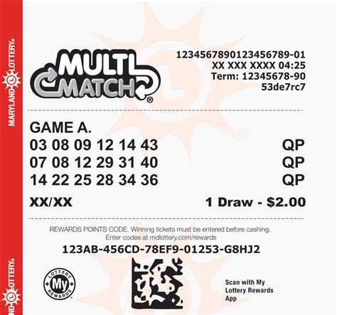 Md multi match winning numbers. Multi Match. Numbers. Monday April 17th 2023; Maryland Multi Match Numbers Monday April 17th 2023 6 9 13 23 29 39 Mega Millions. Next Estimated Jackpot: $607 Million. Time left to buy tickets Buy Tickets. Category Prize Per Winner Winners Prize Fund; Match 6 of 6: $500,000.00 ... 