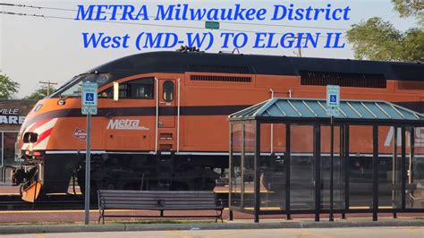 Md-w metra. 15 Feb 2021 ... Downtown Elgin is served by the Milwaukee District West Metra Line (MD-W). Click here for a line map. Two stations are located in Downtown ... 