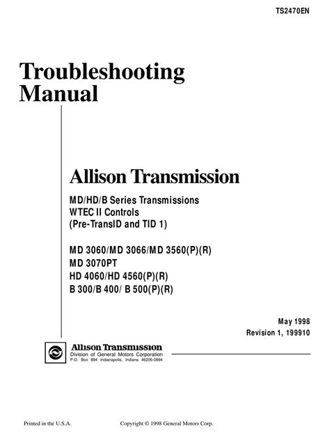 Md3060 wtec ii electronic controls troubleshooting manual. - Parallels desktop for mac user guide.