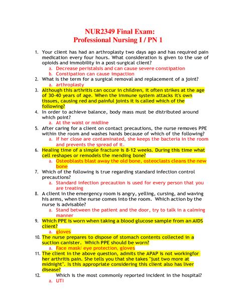 Rasmussen College Nursing NUR 2755: Multidimensional Care IV Exam NUR 2755 / NUR2755: Multidimensional Care IV / MDC 4 Final Exam Review (Latest 2021 / 2022) …. 