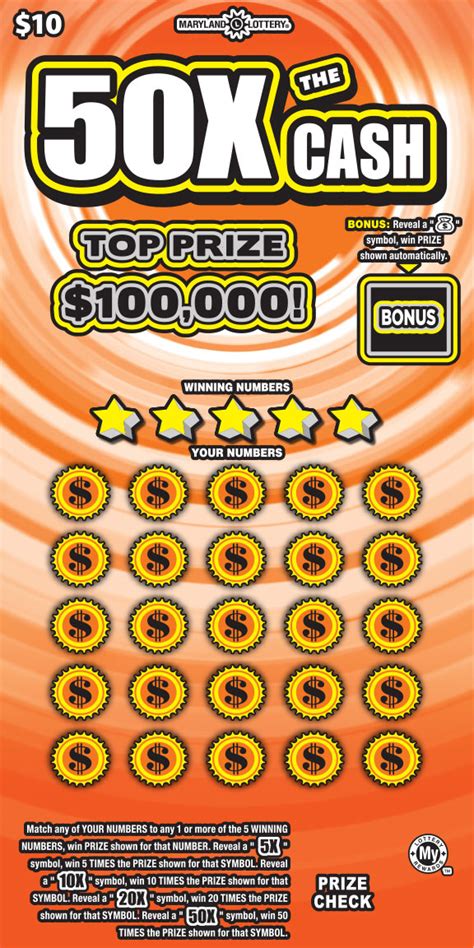 See All Scratch Offs. Dessert-Making Enthusiast Gets a Big Piece of the Lottery Pie with Scratch-Off Win. Recent Posts. Pennsylvania Man Leaves Maryland $162,441 Richer; Western Maryland Veteran Wins $90,000 on The Big Spin Wheel; $580,000 Winning Multi-Match Ticket Sold in Adelphi;. 