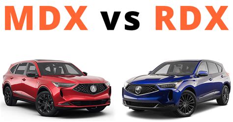 Mdx vs rdx. The main difference between the Acura RDX and the Acura MDX is size. The RDX is a compact, luxury crossover SUV with seating for up to five people, and the MDX is a midsize, luxury... 