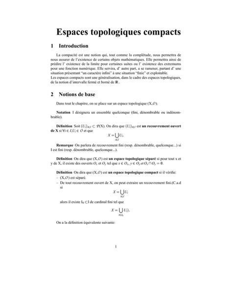 Mémoire sur les espaces topologiques compacts. - Policy and procedure manual for retail.