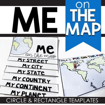 Me on the Map Project (Circle and Rectangle Project Choices) Map projects, Map skills