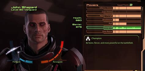 The Power of Biotic Charge . While the six Mass Effect playable c