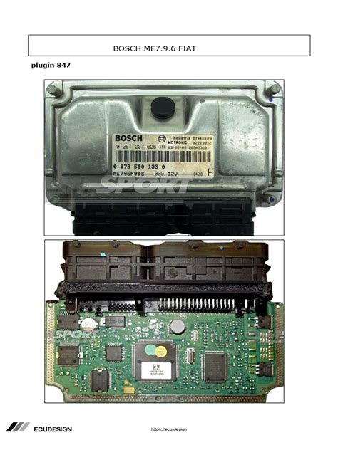 Me7 1 ecu.  The document provides instructions for connecting an universal connector...