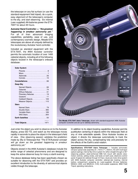 Meade etx 125 telescope operators manual. - Renault clio service and repair manual free download.
