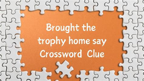 Meal brought from home - crossword puzzle clue