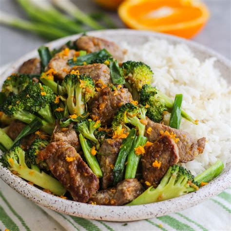 Mealime - Spicy Orange Beef & Broccoli Stir-Fry