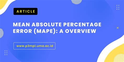 Mean absolute percentage error between arrays (2024)