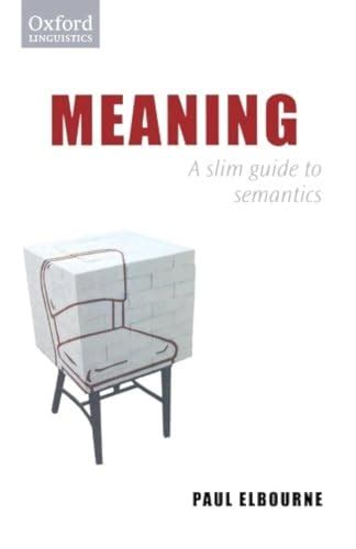 Meaning a slim guide to semantics oxford linguistics. - Supplemento manuale di servizio technics sl 3300 sl 3310.