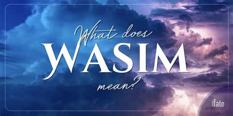 Meaning of the name Wasim