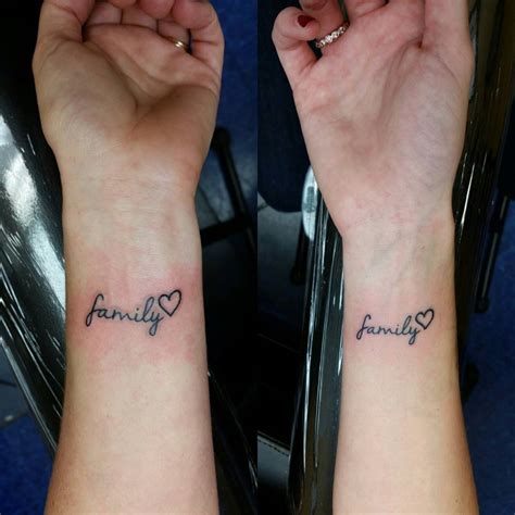 1. Mother Daughter Quote Tattoos. Intimacy, affection, infatuation, and devotion are all represented by love tattoos. Love tattoos can also convey a person's connection to their parents, siblings, other family members, or even their idols. This is a sweet variation on the typical mother-daughter tattoo. 2.. 