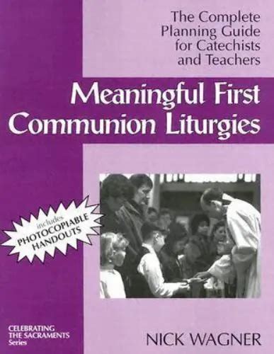 Meaningful first communion liturgies the complete planning guide for catechists. - Anatomie pathologique des kystes non dermoides de l'ovaire.