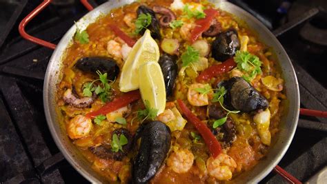 Meant to be shared, paella is a colorful party in a pan