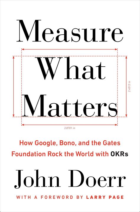 Read Online Measure What Matters How Google Bono And The Gates Foundation Rock The World With Okrs By John E Doerr