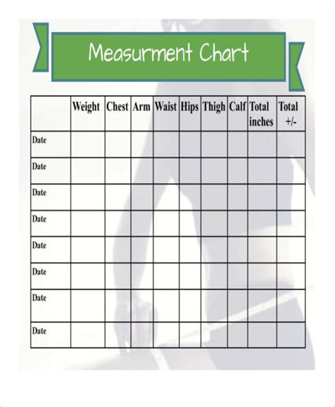 Measurement Chart Templates 9 Free Word Pdf Format Download Free Premium Templates