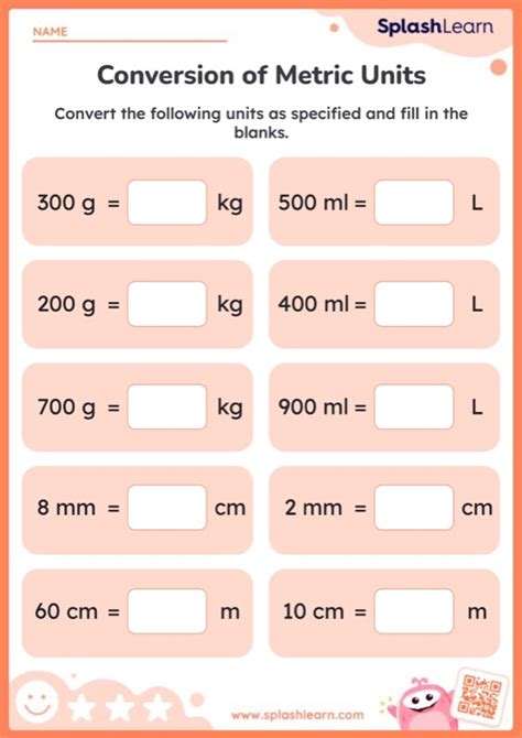 Measurement Conversions Worksheet Converting Units of Measurement
