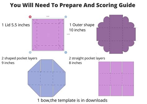 Measurements for Explosion box Diy exploding box, Exploding boxes