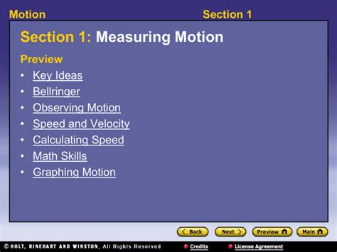 Measuring motion section 1 interactive textbook answer key. - Lehre benedikts xii. vom intensiven wachstum der gottesschau.