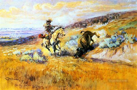 Meat for the Wagons - Charles Marion Russell Paintings