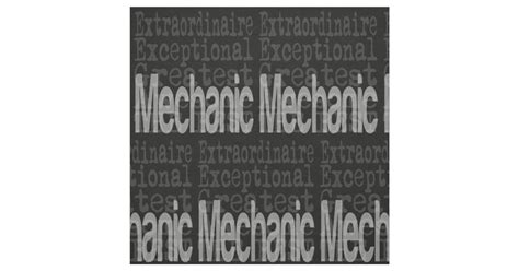 Mechanic Fabric Zazzle