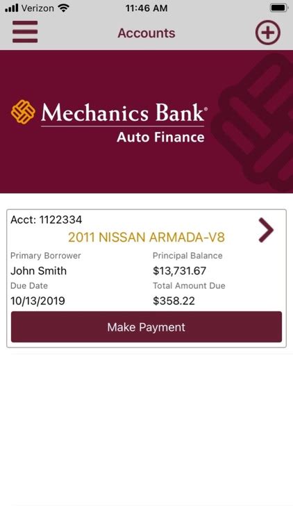 Mechanic bank auto finance. Auto Loans. You’re in the driver’s seat. But we’ll ride shotgun. At Mechanics Bank, we’re driven to help (pun fully intended). That’s why we want to help you finance the car you … 