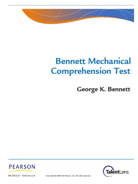 Mechanical Comprehension Test Form S FORM.UDLVIRTUAL.EDU.PE