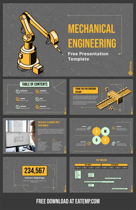 Mechanical Engineering Powerpoint Template