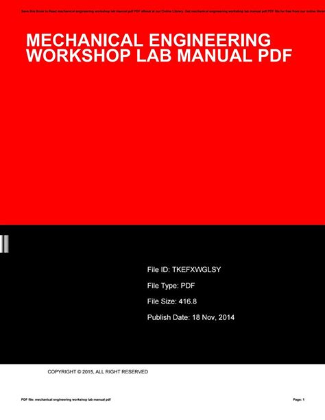 Mechanical engg workshop lab manual carpentry. - Juvenile sex offenders a guide to evaluation and treatment for mental health professionals.
