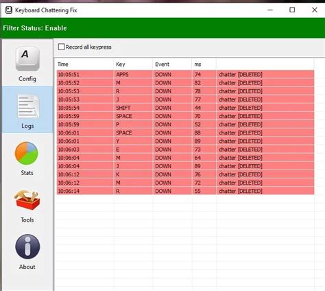 Mechanical keyboard chattering software.  Oct 22, 2023 · Both Electrical and Mechanic...
