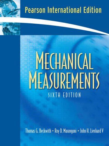 Mechanical measurements 5th edition beckwith solutions manual. - Emergency relief system design using diers technology the design institute for emergency relief systems diers project manual.