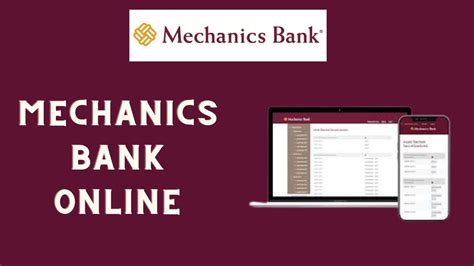  Key features: Access all of your accounts at Mechanics Bank. Make transfers between Mechanics accounts or external accounts, either one-time-only or recurring. Check balances. Check your current and previous statement. View images of recently paid checks (when applicable) Place a stop payment on a single check or a range of checks. . 