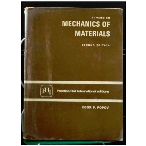 Mechanics of material solution manual popov. - C   manual de referencia con anotaciones.