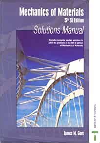 Mechanics of materials 5th si ed solutions manual no us rights. - El banquero de dios/ god's banker.