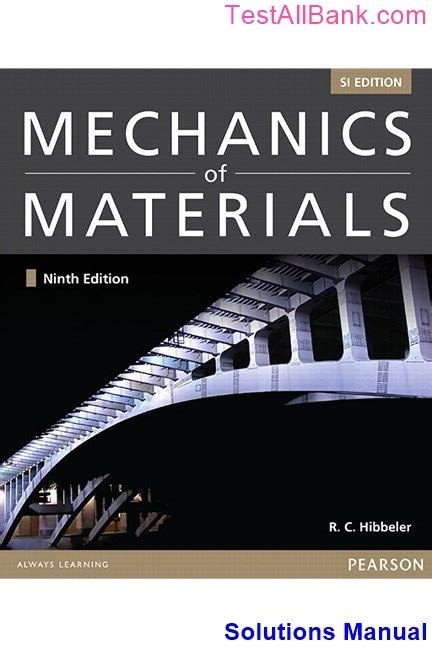 Mechanics of materials hibbler solution manual 9th. - Citroen xsara picasso owners manual free download.