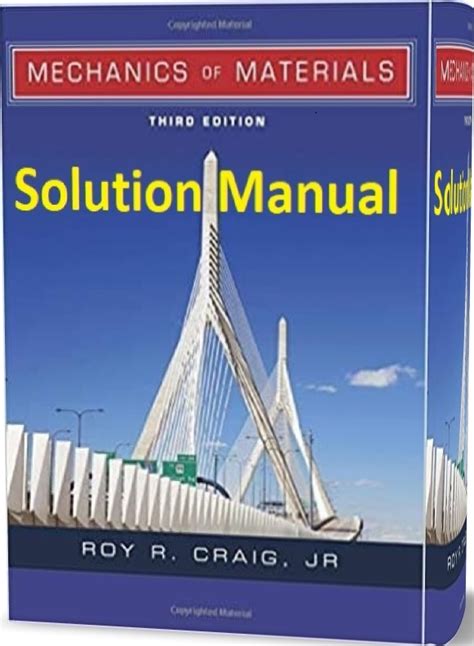 Mechanics of materials third edition solutions manual roy r craig. - Guida di esercitazioni di solidworks lezione 1.