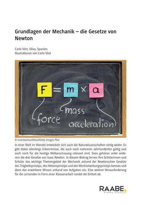 Mechanik Physik: Grundlagen & Anwendungen - StudySmarter